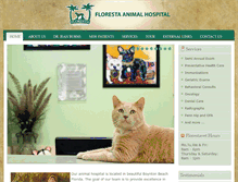 Tablet Screenshot of florestavet.com